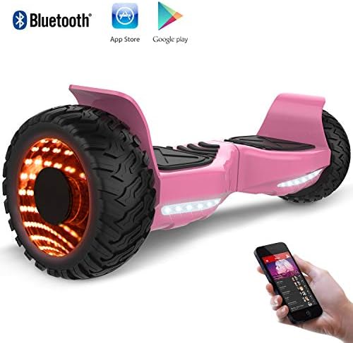 RCB Hover Scooter board 8.5inch SUV Hover Balance Board Two Wheels Self Balance Electric Scooter Off road All Terrain Tire,Classic Swegway,Electric Scooter with Bluetooth，LED Light Chrimas gift