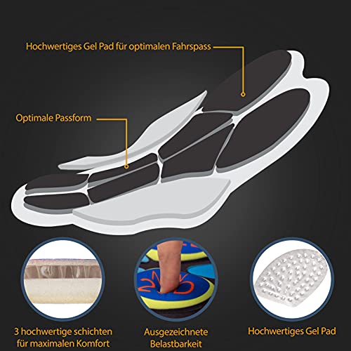 Xyklos® Fietsbroek voor heren, fietsbroek voor optimaal rijplezier, fietsbroek met perfecte pasvorm, pijn door onze… - Image 6