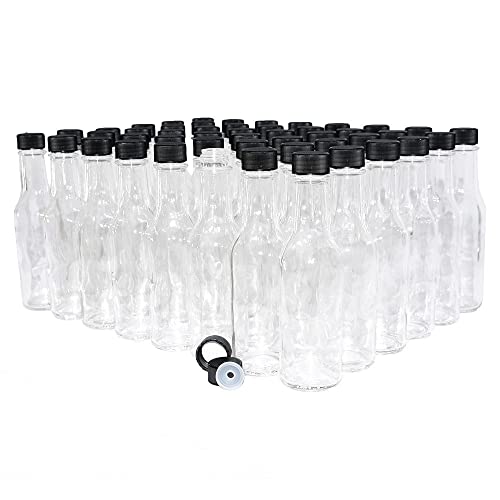 GBO (Pack of 48) 5 oz. Clear Glass Hot Sauce