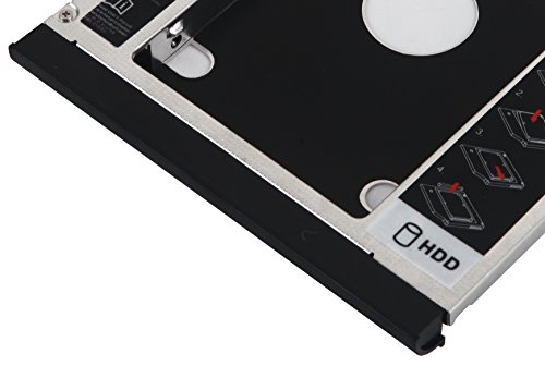 DY-tech 2nd HDD SSD Hard Drive Caddy for HP EliteBook 6930p 8440p 8530p 8540p with Faceplate bezel + Mounting Bracket