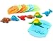 Ludos Play Dough Tools Set- 37 Pieces PlayDough Accessories of Cutters, Rolling Pins, Rollers, Food, Dinosuar Toy Molds for Toddlers and Kids. Mini Playdough Party Pack
