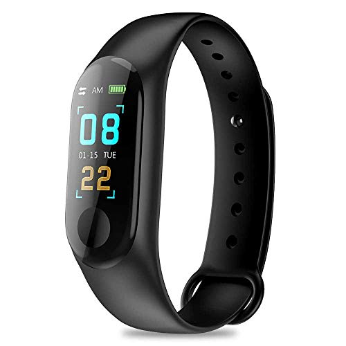 TEEPAO Fitness Tracker/Smart Bracelet,HD Color Screen IP68 Waterproof M3 Plus Activity Tracker Wristband with Blood Pressure Heart Rate Monitor,Sport Pedometer Step Counter for Android/iOS