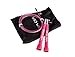 WOD Wear Speed Cable Jump Rope, Ultra Fast Fully Adjustable - Great for Cross-Training, Boxing, Traveling Workouts, MMA, Exercise and Fitness, Comes with Rope Bag (Pink)
