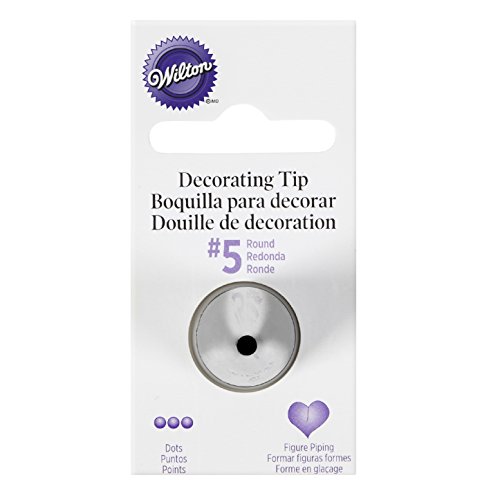 Wilton W418-5 Decorating Tip, No.5 Round