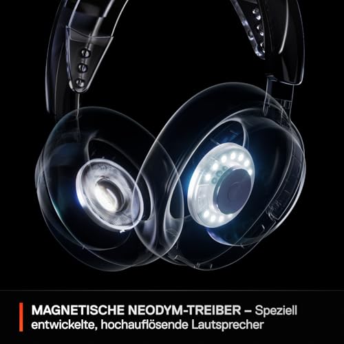 Arctis Nova 3P Wireless - PS5 Headset & PC Gaming Headset – App-Steuerung – 40 Std. Akku – Neodym-Magnet-Treiber – 2,4 GHz/Bluetooth – Abnehmbares Mikrofon – Für PS5, PC, Switch - Weiß