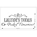 FullDream Motto laundry today DIY Removable Art Vinyl Quote Wall Sticker Decal Mural Home Room D¨¦cor