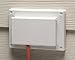 Arlington DBHR141W-1 Low Profile IN BOX Electrical Box with Weatherproof Cover for Retrofit Siding Construction, 1/2-Inch Lap, Horizontal, White