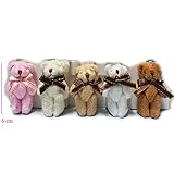 ZhinderLand Wholesale 6cm Plush Jointed mini Teddy Bear Package Of Assorted Bears (20 pcs)