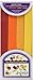 Quilled Creations Q840 Corrugated Quilling Paper, 18.5 by 10mm, Red/Orange/Yellow, 32-Pack