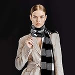 2 Pieces Warm Tartan Plaid Checked Women Winter Scarf and Wraps Unisex 2 Pieces Warm Tartan Plaid Checked Women Winter Scarf and Wraps Unisex