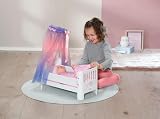 Baby Annabell Sweet Dreams Bed Doll Bed with Light Up Canopy 43cm view 15