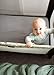 Pack n Play Stretchy Fitted Muslin Cotton Playard Sheet Set - Margaux & May 2 Pack Portable Mini Crib Sheets,Ultra Soft & Breathable - Stripes & Solid Grey