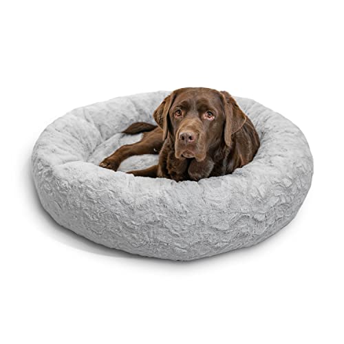 Best Friends by Sheri The Original Calming Donut Cat and Dog Bed in Lux