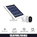 [Updated Version] Wasserstein Arlo Solar Panel Compatible with Arlo Pro, Arlo Pro 2 - Power Your Arlo Surveillance Camera continuously (White)