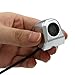 ETValley Waterproof Night Vision Car Rear View Camera with 170 Degree Viewing Angle, High Definition Color Image Digital Chip, Reversing Reference Line for Car Truck Van, Silver Color