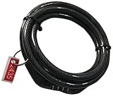 Bike Lock Cable, Basic Self Coiling Resettable Combination Cable Bike Locks With Complimentary Mounting Bracket