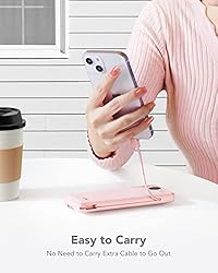 VRURC Portable Charger with Built-in Cables and AC
