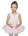 MdnMd Leotard with Tutu for Girls (Ballet Pink, Age, Ballet Pink, Size 4-6 Years