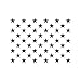 50 Stars Stencil - Military Stencils Perfect for Crafting Patriotic Military Decor, Star Stencil