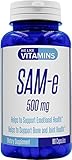 SAM-e 500mg 90 Capsules Mood and Joint Support in one Capsule choose SAM e (S-Adenosyl Methionine) Supplement - Max Strength Sam -e Pills