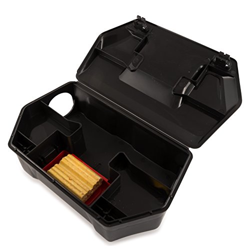 Rat Bait Station 2 Pack - Rodent Bait Station with Key Eliminates Rats and Mice Fast. Keeps Children and Pets Safe 2 Pack