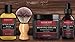 Majestic Pure Shaving Kit for Men with Sandalwood - Set Includes Pre Shave Oil, Shaving Cream, and After Shave Balm (3 Pieces), Gift Set