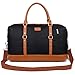 Ulgoo Weekend Duffel Bag Waterproof Nylon Overnight Travel Bag (Large Black)