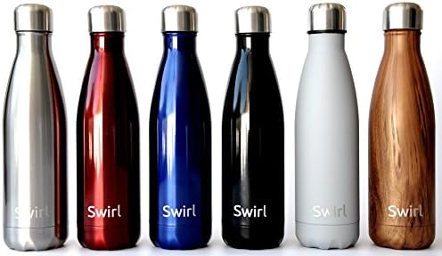 Swirl Sports Water Bottle - Ultimate Insulated, Double Walled Reusable Stainless Steel Metal Vacuum Flask|24 Hours Cold & 12 Hours Hot | 350ml, 500ml, 750ml & 1000ml |BPA Free