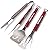 Sportula Spirit Series 3 Piece Barbeque Set, NCAA Alabama Crimson Tide