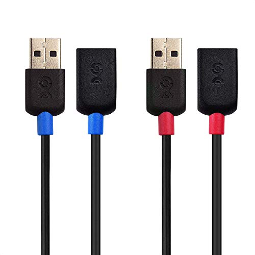 Cable Matters 2Pack Long USB to USB Extension Cable (Male to Female