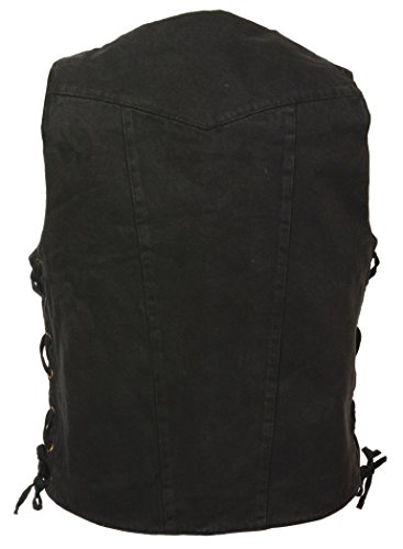 MILWAUKEE PERFORMANCE Men's 10 Pocket Denim Lace Vest