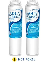 AQUACREST FQSVF NSF 53 Certified to Reduce 99% Lead and More, Compatible with GE FQSVF, GXSV65R (1 Set)