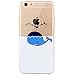 iPhone 6 Case, JAHOLAN Amusing Whimsical Design Clear Bumper TPU Soft Case Rubber Silicone Skin Cover for iPhone 6 6S - Whale
