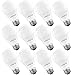 LUXRITE A19 LED Light Bulb 60W Equivalent, 3000K Soft White Dimmable, 800 Lumens, Standard LED Bulb 9W, E26 Base, Energy Star, Enclosed Fixture Rated, Perfect for Lamps and Home Lighting (12 Pack)