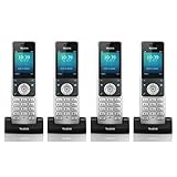 Yealink W56H Bundle of 4 IP DECT VoIP Phone