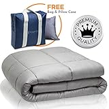 Snuggle Pro Weighted Blanket Adult - 15 lbs Heavy Blanket for Sleeping, 48