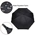 G4Free 62 Inch Automatic Open Golf Umbrella Sun UV Protection Large Oversize Windproof Waterproof Stick Umbrellas(Black)