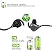 KONCEN Bluetooth Headphones Wireless Running Earphones Noise Cancelling Sweatproof Headset with microphone 8 Hours Playtime for iPhone 7/Plus 6S Samsung Galaxy S7 Edge and Android Phones (Gray Black)