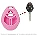 Keyless2Go Replacement for New Silicone Cover Protective Case for Remote Key with FCC OUCG8D-620M-A - Pink