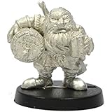 Stonehaven Dwarf Brewmaster Miniature Figure (for 28mm Scale Table Top War Games) - Made in USA