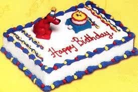 clifford cake topper