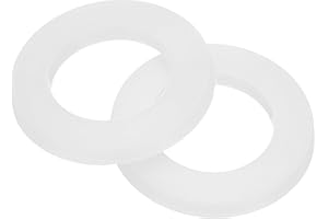 MECCANIXITY Nylon Flat Washers, M12 x 12mm ID x 20mm OD Round Flat Plain Washer Plastic Gasket Fastener for Household Faucet 