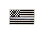 Thin Blue Line American Flag Police Support Lapel Pin (1 Pin)
