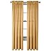 Hilton Window Curtain & Waterfall Fringed Valance Treatments Available In Many Colors (Antique Gold, Single Panel) By GoodGram®