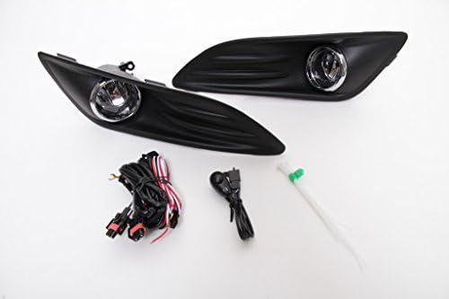 Fog Lights / Lamps Kit OEM Replacement for Ford Fiesta 2013 2014 2015 (FD648)