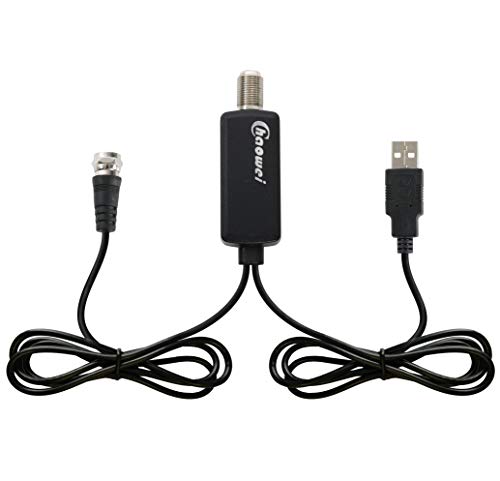 Chaowei High Gain TV Antenna Amplifier Signal Booster for HDTV Antenna with USB Power Supply,Boost Any Non-Amplified Antenna up to 50 Miles Range Gain 25dB-Black