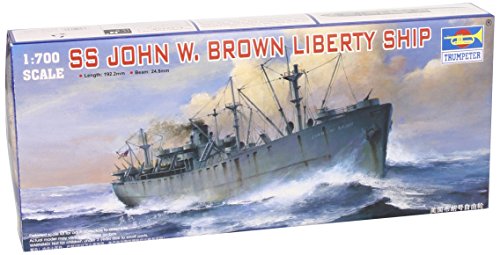 Trumpeter 1/700 USS SS John W Brown Liberty Ship Model Kit