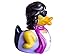 CelebriDucks - Jumpin' Quack Splash - The Floating Stones - Floating Rubber Ducks - Collectible Bath Toy Gift for Kids & Adults of All Ages