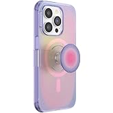 PopSockets iPhone 14 Pro Case with Phone Grip and Slide Compatible with MagSafe, Phone Case for iPhone 14 Pro, Wireless Charging Compatible - Aura