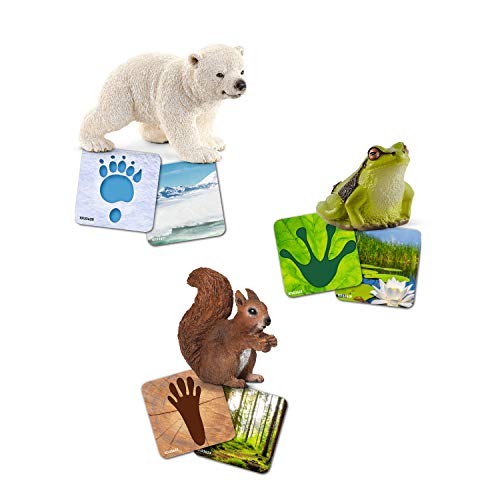 Schleich 42474 Wild Life Spielset - Schleich Lernkarten Wild Life, Spielzeug ab 3 Jahren – Bild 4